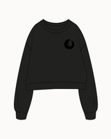 The Oversized Crop - Black - Sample - Scorch Fitness - Black