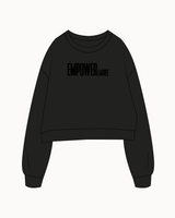 The Oversized Crop - Black - Sample - Empower Lagree - Black