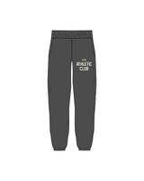 The Classic Sweatpants - Washed Black - Activ8 - Left Thigh - Off White
