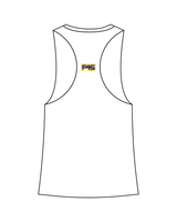 The Womens Racerback Tank - White - F45 La Costa - Padres - Full Color