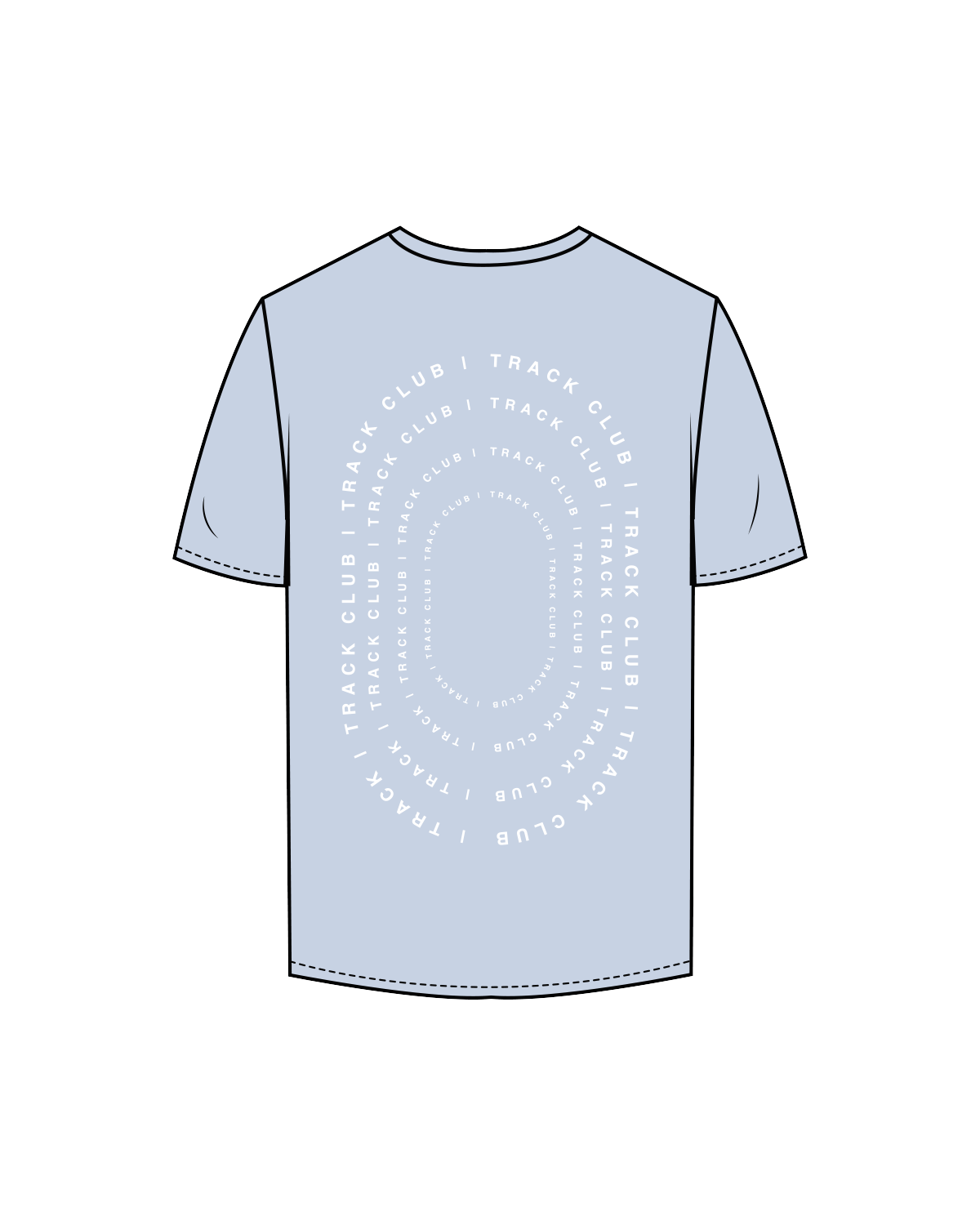 The Mens Tee - Powder - LJTC - Center Chest / Back - Full Color