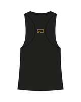 The Womens Racerback Tank - Black - F45 La Costa - Padres - Full Color