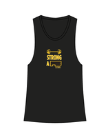 The Womens Racerback Tank - Black - F45 La Costa - Padres - Full Color