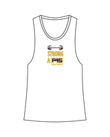 The Womens Racerback Tank - White - F45 Poinsettia - Padres - Full Color