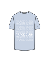 The Mens Tee - Powder - LJTC - Left Chest / Repeating Back - Full Color