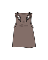 The Crop Tank - Cacao - The Bar Method - Center Chest / Back - Cacao