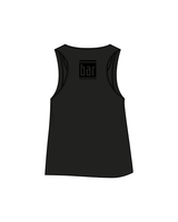 The Crop Tank - Black - The Bar Method - Center Chest / Back - Black