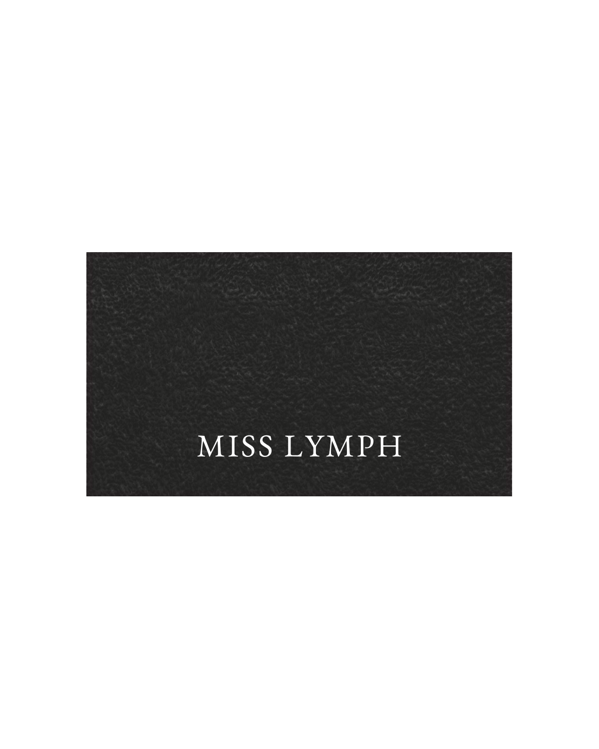 The Gym Towel - Black - Miss Lymph - White