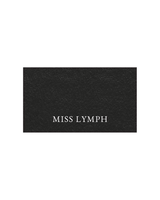 The Gym Towel - Black - Miss Lymph - White