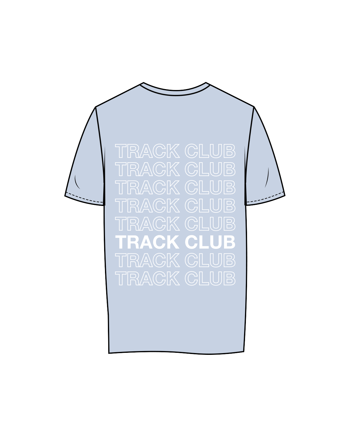 The Womens Tee - Powder - LJTC - Left Chest / Back - Full Color