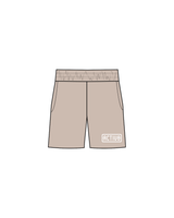 The Mens Sweat Short - Bone - Activ8 - Left Thigh - White