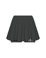 The Basic Skort - Grey - Team Sculpted - Left Leg - Printed - White