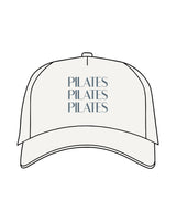 The Canvas Cap - Bone - Coastal Movement - Crown Stacked - Blue Printed