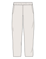 The Straight Leg Sweatpant - Bone - OCWC - Back Pocket - Printed - Leaf
