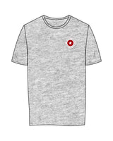 The Womens Tee - Heather - TML - Left Chest - Back Center - Full Color With Background