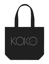 The Tote Bag - Black - KOKO Collection - Center Body Layered - Printed - Full Color