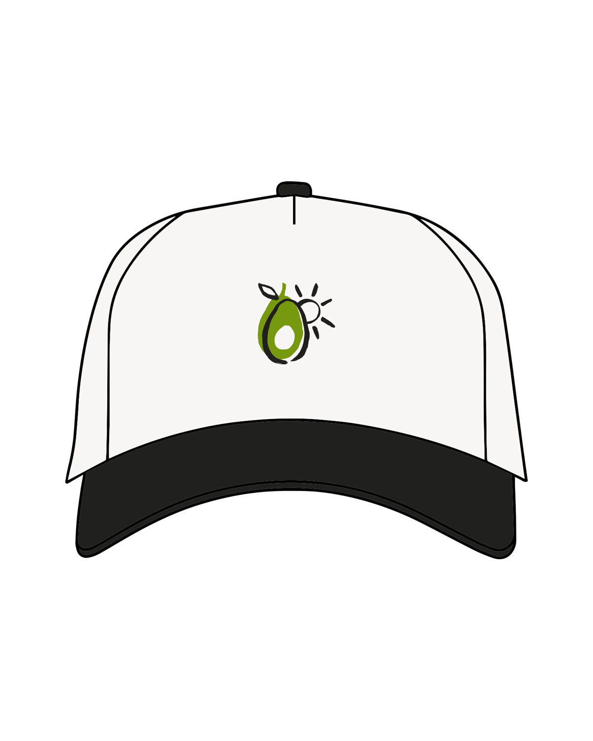 The Canvas Cap - Natural / Black - Chosen Foods - Center Crown - Embroidered - Full Color