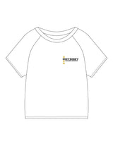 The Kids Tee - White - Odyssey Performance - Left Chest Stacked & Back Stacked - Printed - Full Color
