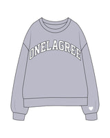 The Mens Crewneck - Heather - One Lagree - Center Chest - Left Bottom Sleeve - Printed - Full Color