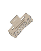 The Claw Hair Clip - Light Brown - Lagree Tahoe - Top - Printed - White