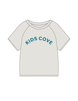 The Kids Heavyweight Tee - Washed Bone - The Cove - Center Chest Arch - Back Center - Printed - Full Color