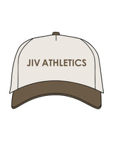 The Canvas Cap - Natural / Walnut - JIV - Center Crown - Back - Embroidered - Walnut