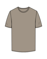 The Mens Tee - Eucalyptus - Sultivate - Left Chest & Back Stacked - Printed - White