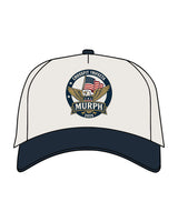 The Canvas Cap - Natural / Midnight - Crossfit Trifecta - Center Crown - Full Color