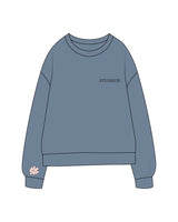 The Midweight Unisex Crewneck - Washed Slate - Studio 78 - Left Chest & Right Wrist - Embroidered - Full Color
