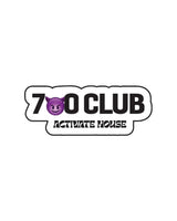 The Sticker - White - Activate House - 700 Club - Full Color