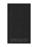 The Gym Towel - Black - Strength Monterey - Bottom Body - White - The Gym Towel Bag - Black - Center Body - White