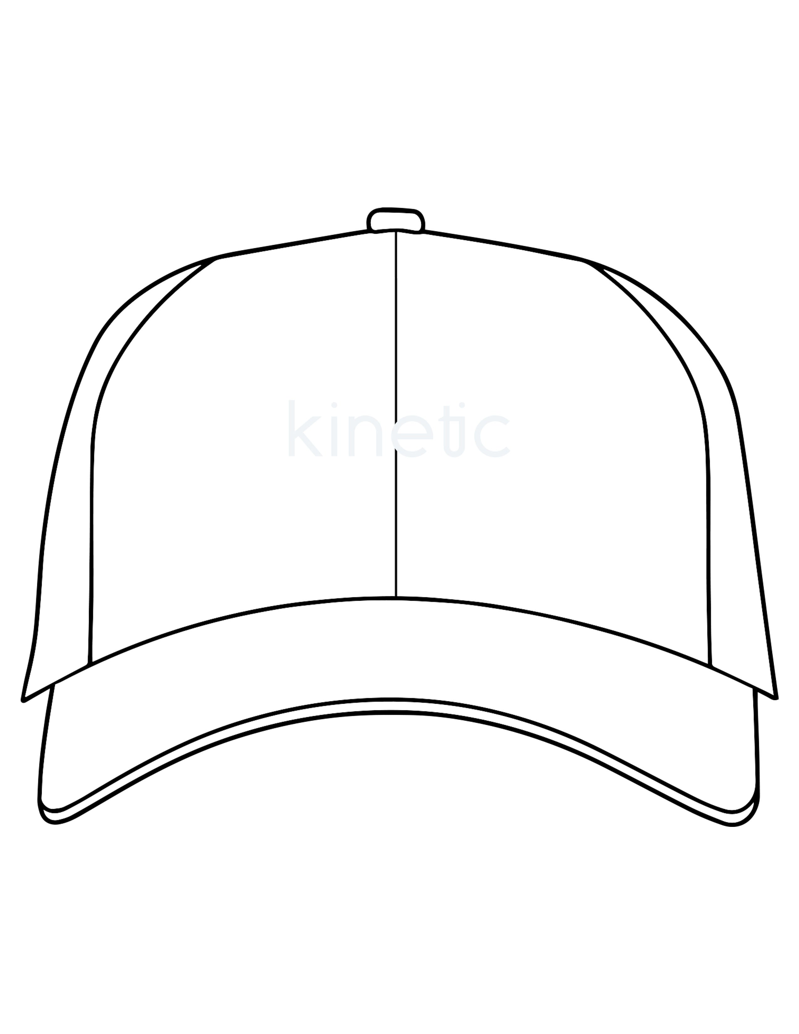 The Dad Hat - White - Kinetic Pilates - Center Crown - Embroidered - Oatmilk