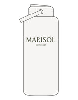 The Wide Mouth Water Bottle - Off White - Forme Barre Nantucket - Center Body Stacked - Printed - Olive