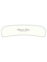 The Headband - Milk - Rise and Tone - Center Brim Stacked - Printed - Brown