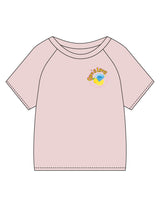 The Kids Tee - Pink - Core Allure Pilates - Left Chest & Back Image - Printed - Full Color
