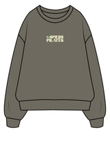 The Mens Crewneck - Cypress - NSpiers - Center Chest Stacked - Printed - Full Color