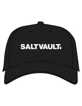 The Dad Hat - Black - Saltvault - Center Crown - Embroidered - White