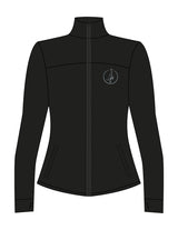 The Womens Zip Jacket - Black - Reforming Foundations - Left Chest - Printed - Gray