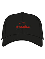 The Dad Hat - Black - Tremble - Center Crown Stacked - Embroidered - Cherry