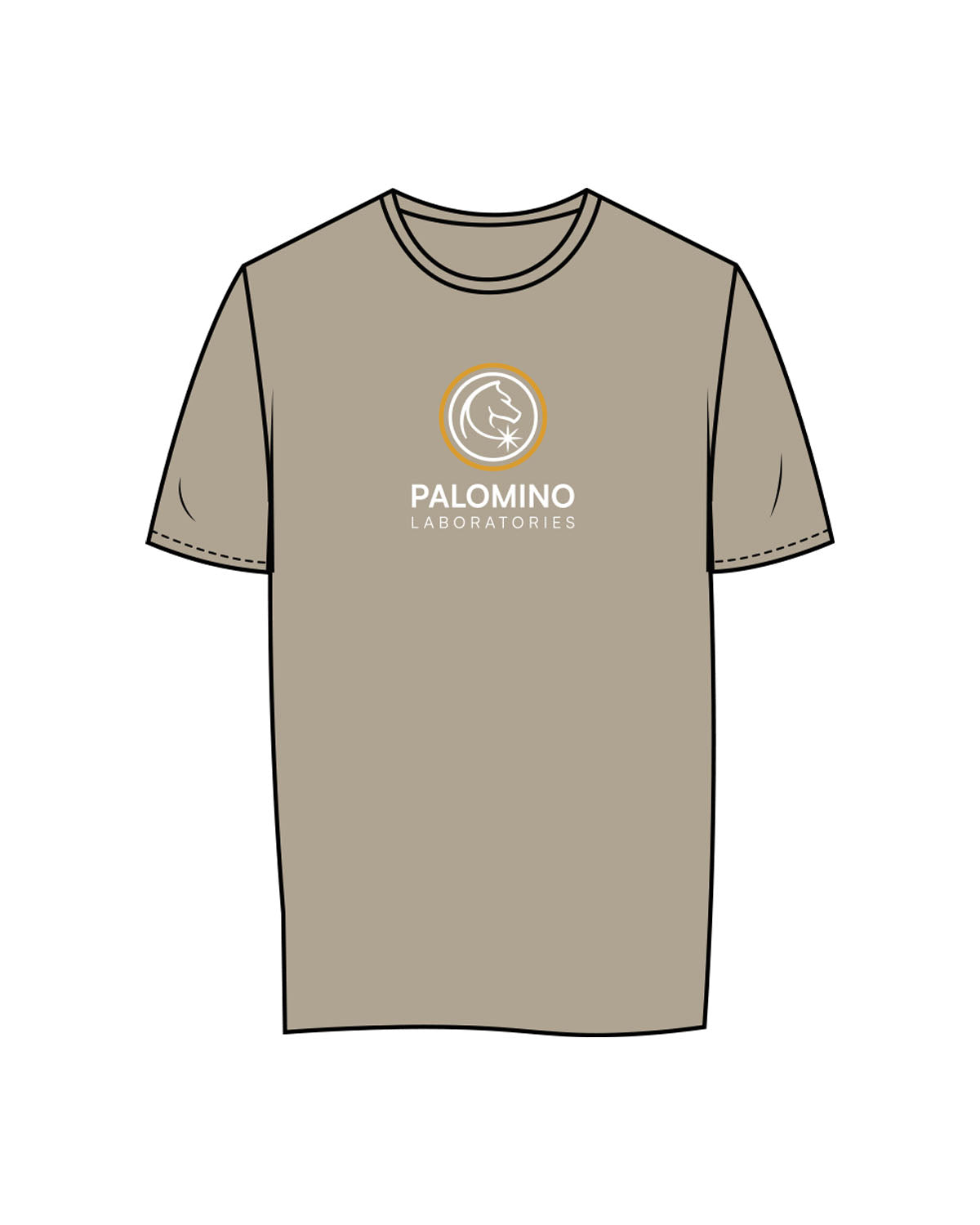 The Womens Tee - Mushroom - Palomino Labs - Center Chest & Center Back - Printed - Full Color