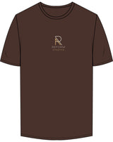 The Mens Tee - Chocolate - Reform Athletica - Center Chest Stacked - Full Color