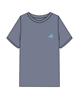 The Mens Heavyweight Tee - Washed Indigo - JL Marketing - Left Chest & Back Image - Printed - Light Blue