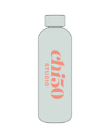 The Water Bottle - Mint - Chi50 - Center Body Stacked - Printed - Coral