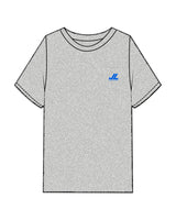 The Mens Heavyweight Tee - Heather - JL Marketing - Left Chest & Back Image - Printed - Blue