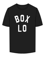 The Mens Tee - Black - Lake Orion - Center Chest BoxLo & Back Full Center - White