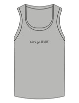 The Micro Rib Full Length Tank - Heather - Bare Pilates - Center Chest - Printed - Black