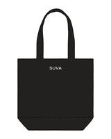 The Promo Tote Bag - Black - SUVA - Top Body - Printed - White
