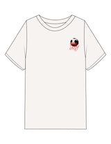 The Mens Heavyweight Tee - Washed White - Studio Luz - Left Chest & Full Back - Printed - Full Color