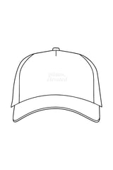 The Dad Hat - White - Elevate Pilates - Center Crown Stacked & Back Panel - Embroiderd - Tone on Tone