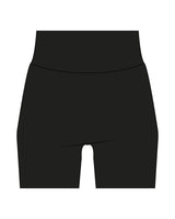 The Basic Short - Black - Krista - Back Waistline - Printed - White